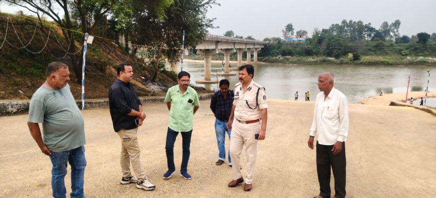 छठ पूजा: सूरजपुर में रेड़ नदी घाट पर कड़ी सुरक्षा, भारी वाहनों पर रोक