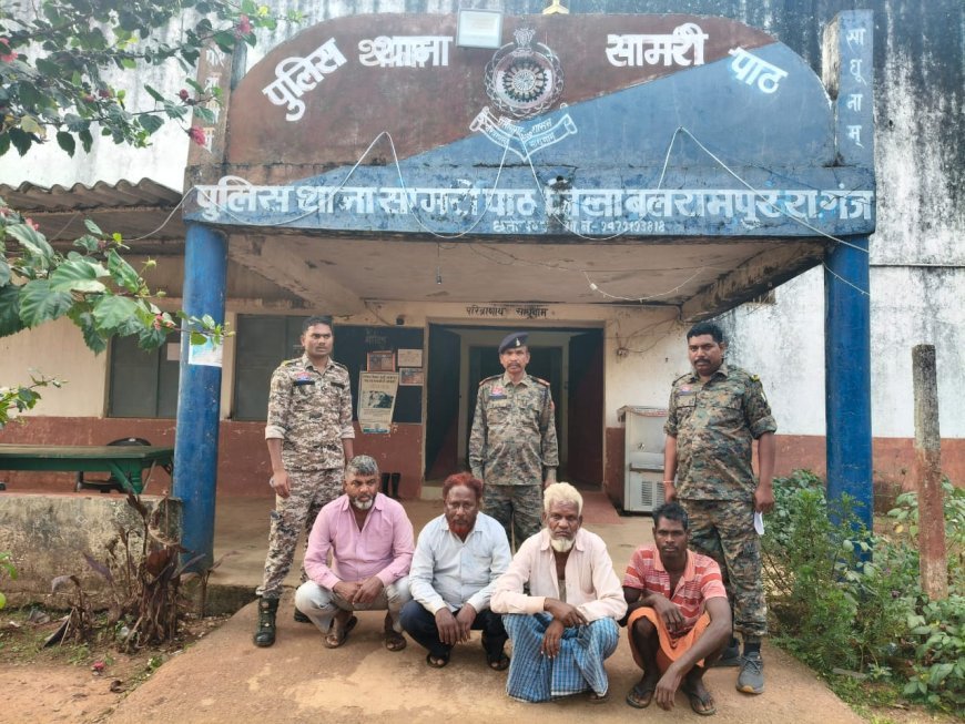 मवेशी तस्करी का भंडाफोड़, चार आरोपी गिरफ्तार
