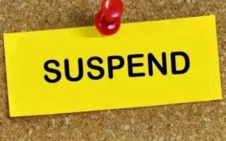 शिक्षकों पर गंभीर आरोप: अनुशासनहीनता और नाबालिग से दुर्व्यवहार के मामले में दो व्याख्याता निलंबित