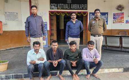 खड़ी ट्रकों से डीज़ल चोरी करने वाला अंतर्राज्यीय गिरोह पकड़ा, चार आरोपी गिरफ्तार