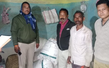 बिहारपुर में अवैध धान भंडारण पर छापा, 18 बोरी जब्त,प्रशासन की सख्ती जारी, जांच शुरू