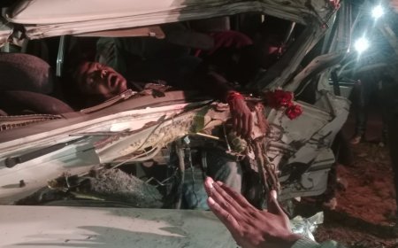 श्रद्धालुओं का दर्दनाक सफर: बुलेरो के परखच्चे उड़े, सतीश ठाकुर की दर्दभरी मौत – चार जिंदगियां दांव पर