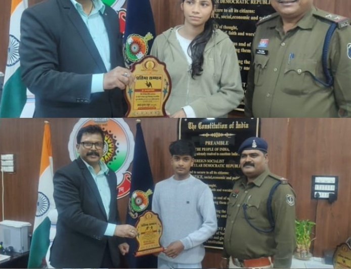 सूरजपुर पुलिस के नन्हे सितारों ने रचा इतिहास: जूडो-रिले में झटके स्वर्ण, नोएडा नेशनल में एंट्री पक्की; डीआईजी-एसएसपी ने किया सम्मान