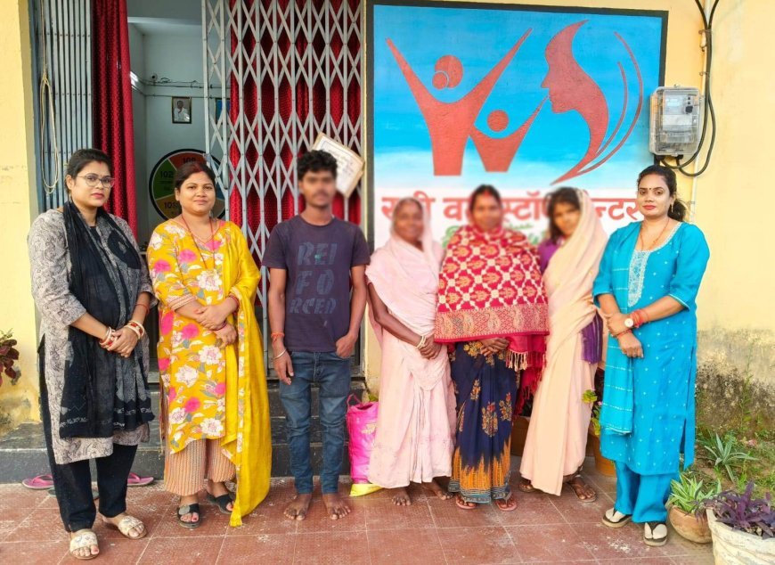 सखी वन स्टॉप सेंटर सूरजपुर ने किया कमाल 13 साल बाद भटकती महिला को परिवार से मिलाया