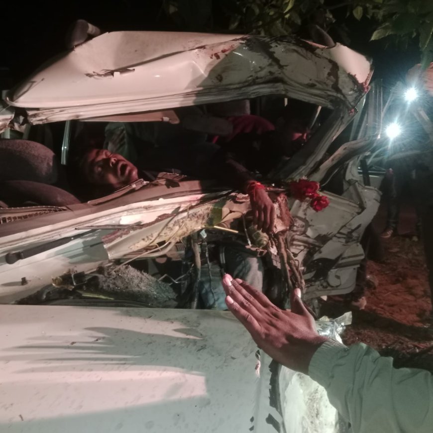 श्रद्धालुओं का दर्दनाक सफर: बुलेरो के परखच्चे उड़े, सतीश ठाकुर की दर्दभरी मौत – चार जिंदगियां दांव पर