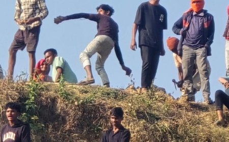 एसईसीएल अमेरा खदान भूमि अधिग्रहण मामला,ग्रामीणों से  प्रशासन एवं पुलिस प्रशासन ने शांति व्यवस्था बनाए रखने की अपील