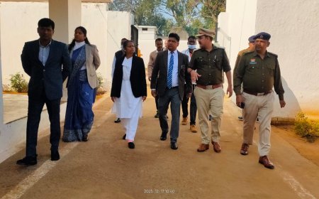 प्रधान जिला न्यायाधीश के नेतृत्व में जिला जेल का सघन निरीक्षण, कैदियों की सुविधाओं व अधिकारों की हुई गहन समीक्षा