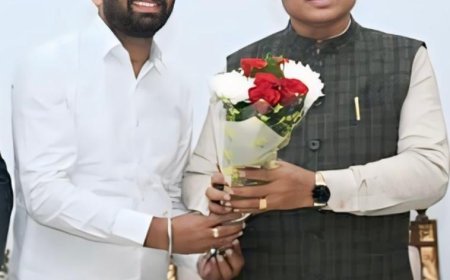 प्रदेश कार्यकारिणी सदस्य बनने पर सचिन तायल ने CM विष्णु देव साय से की मुलाकात, युवा नेतृत्व को बताया संगठन की ताकत