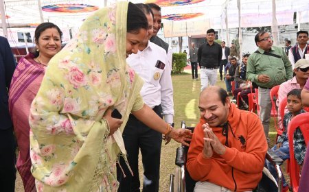 विकलांग नहीं, दिव्यांगजन कहें—यह शब्द नहीं, सम्मान है : मंत्री लक्ष्मी राजवाड़े