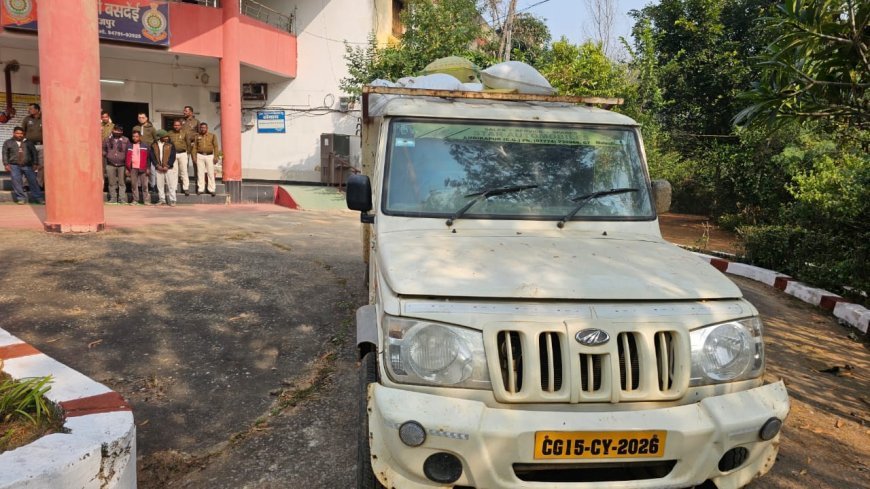 बिना टोकन धान तस्करी का पर्दाफाश: बसदेई पुलिस ने दो पिकअप  पकड़ा अवैध धान, एसडीएम के सुपुर्द