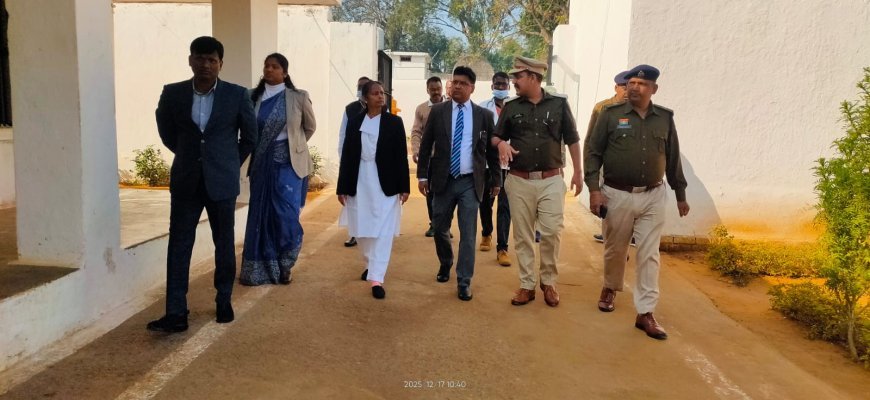 प्रधान जिला न्यायाधीश के नेतृत्व में जिला जेल का सघन निरीक्षण, कैदियों की सुविधाओं व अधिकारों की हुई गहन समीक्षा