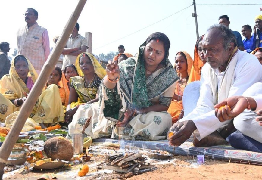 सड़क से समृद्धि की राह: मंत्री लक्ष्मी राजवाड़े ने दो महत्वपूर्ण सड़क निर्माण कार्यों का किया भूमिपूजन