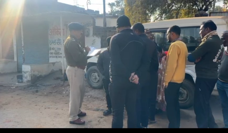 गांधीनगर में युवक की संदिग्ध मौत, शव देख परिजनों ने जताई हत्या की आशंका