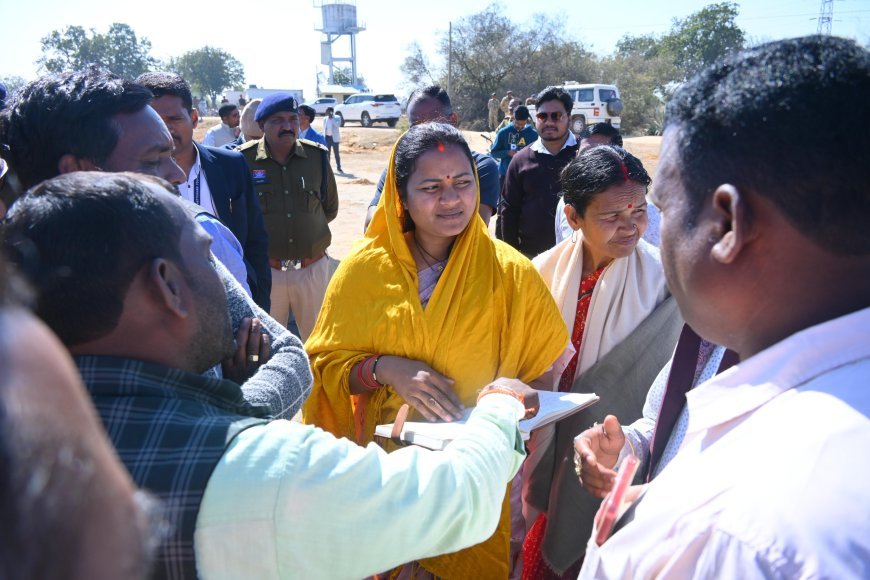 सीएम साय के सूरजपुर दौरे की तैयारियों में जुटा प्रशासन, चुनगड़ी में कर्मा प्रतियोगिता स्थल का मंत्री लक्ष्मी राजवाड़े ने किया निरीक्षण