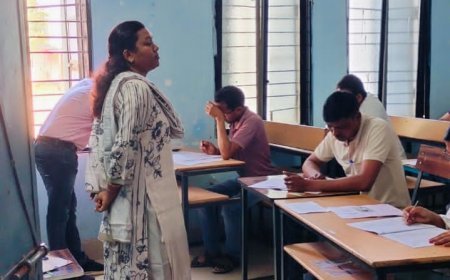 कड़ी निगरानी में शांतिपूर्ण रही राज्य सेवा प्रारंभिक परीक्षा: 1238 में से पहली पाली में 990, दूसरी में 981 अभ्यर्थी शामिल; 4 केंद्रों पर पारदर्शी व्यवस्था