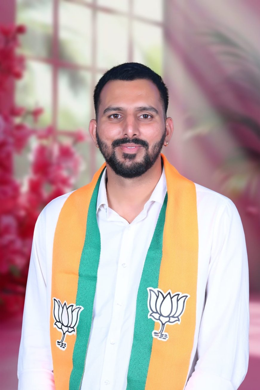 भाजयुमो शिवनंदनपुर मंडल की कमान अंकित दुबे को, नियुक्ति पर कार्यकर्ताओं में उत्साह