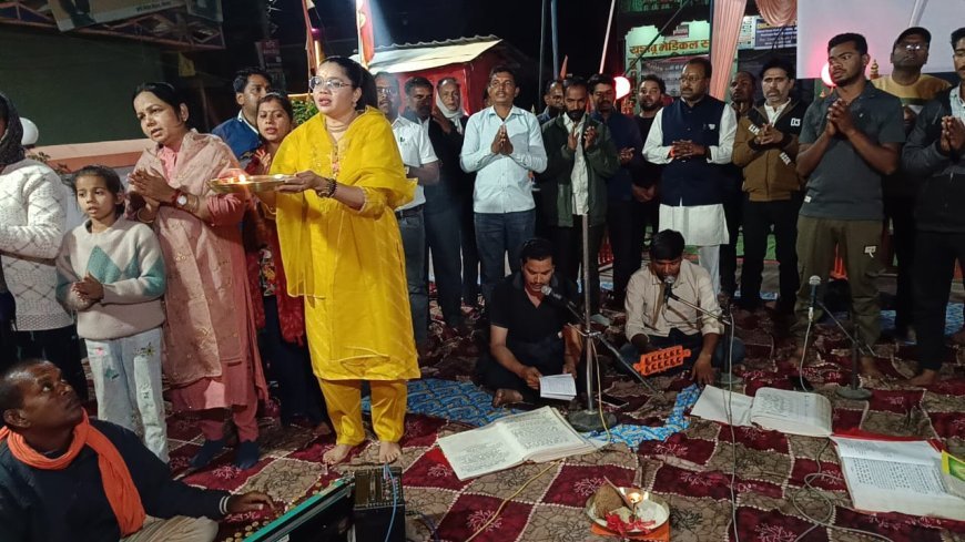 भक्ति और आस्था के संग मनाया गया मुख्यमंत्री का जन्मदिवस: रामानुजनगर के हनुमान मंदिर में संगीतमय सुंदरकांड पाठ, श्रद्धालुओं की उमड़ी भीड़