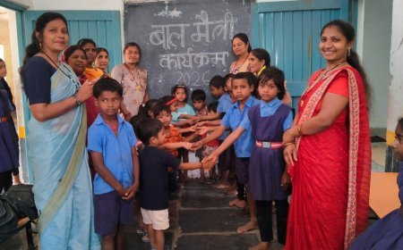 आंगनबाड़ी से स्कूल तक अब मुस्कुराता सफर: ‘बाल मैत्री’ से बच्चों का डर हुआ दूर, दोस्ती के साथ बढ़ा आत्मविश्वास