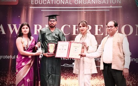 दिल्ली में गूंजा सूरजपुर का नाम: निलेश साहू को मिली डॉक्टरेट की मानद उपाधि