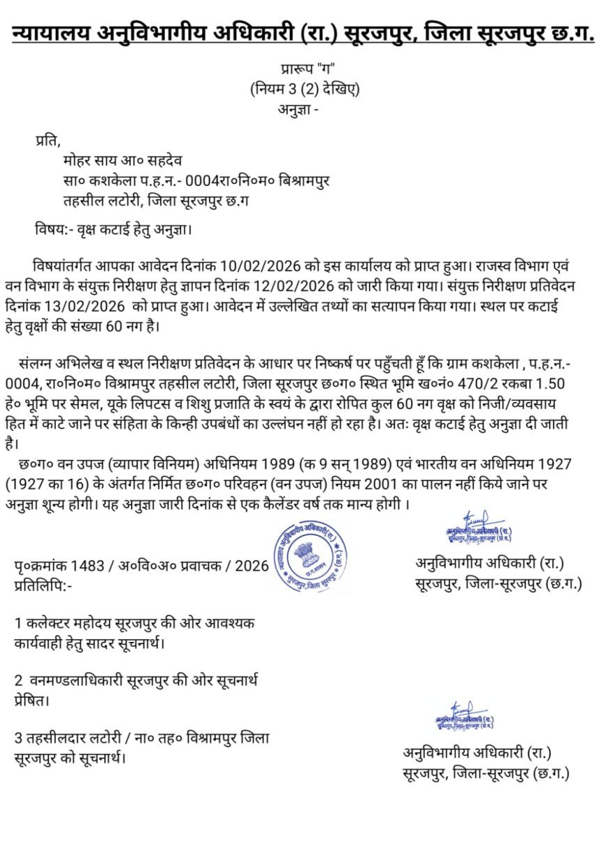 फर्जी अनुज्ञा का खेल: 15 टन लकड़ी पकड़ी, तीन पर एफआईआर… पर सवालों के घेरे में प्रशासन की निगरानी