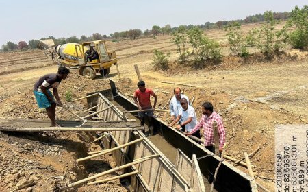छिंदिया की रिटेनिंग वॉल में भ्रष्टाचार की दरारें, पहली बारिश में ढहने का खतरा — जांच नहीं तो आंदोलन की चेतावनी