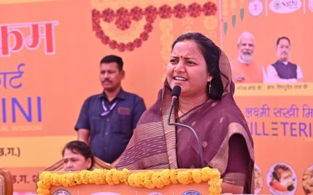 महिलाओं की ताकत से मजबूत होगा राज्य — मंत्री लक्ष्मी राजवाड़े