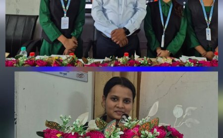 गाँव की मिट्टी से निकले विचारों ने राज्य स्तरीय मंच पर बिखेरी चमक, छात्रा आस्था गिरी ने किया प्रभावशाली पेपर प्रेजेंटेशन