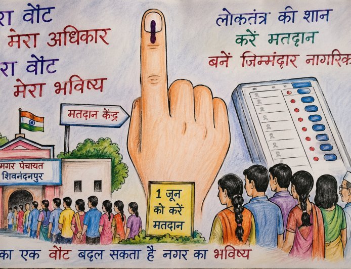 प्रचार थमा, बढ़ीं धड़कनें: मतदाताओं के हाथ में पहली नगर सरकार की चाबी