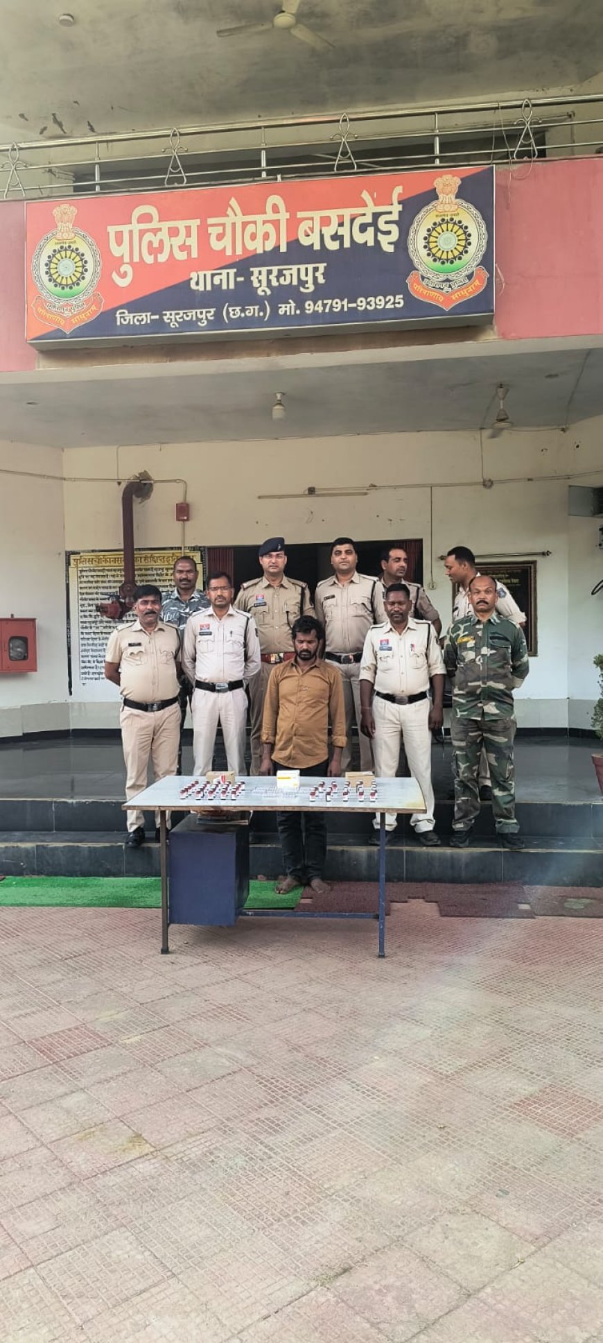 नशे की जंजीरों पर सूरजपुर पुलिस का वार, रेलवे स्टेशन से 75 हजार के नशीले इंजेक्शन के साथ युवक गिरफ्तार