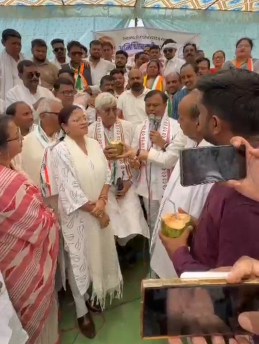 शिवनंदनपुर सियासी संग्राम में कांग्रेस की बड़ी जीत : प्रशासन ने मानी तीनों मांगें, आज समाप्त हुआ धरना प्रदर्शन
