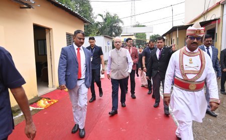 न्याय की राह में सुविधाओं और व्यवस्था का भी रखा ध्यान, मुख्य न्यायाधिपति रमेश सिन्हा ने किया सूरजपुर जिला न्यायालय का निरीक्षण