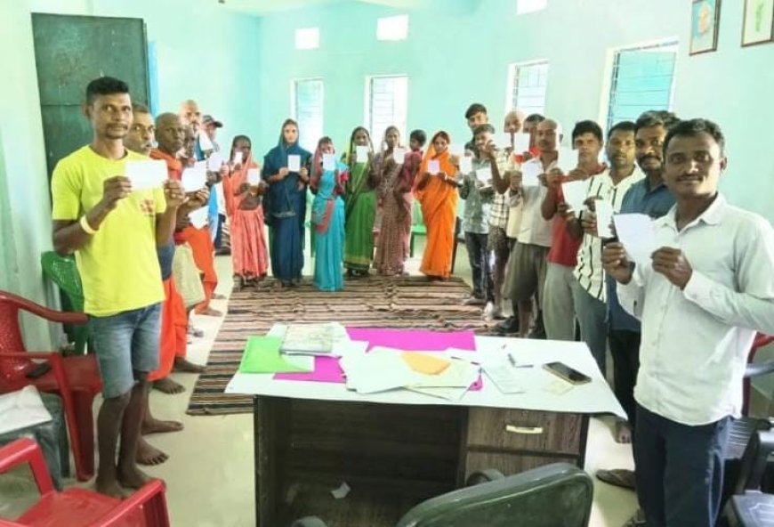 ग्राम सभाओं में ग्रामीणों ने लिया विकसित भारत गांवों का संकल्प