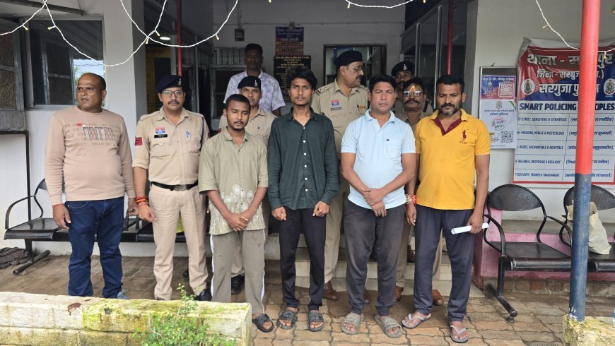 दर्रीपारा में जानलेवा हमले का मामला, चार आरोपी गिरफ्तार:बुलेट मोटरसाइकिल जब्त, फरार आरोपियों की तलाश में जुटी पुलिस