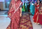 तीज के रंग में सजा रायपुर प्रेस क्लब, महिला पत्रकारों के साथ मंत्री लक्ष्मी राजवाड़े ने किया रैंप वॉक
