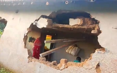 मयूरधक्की में हाथी का खौफ, दो घरों को नुकसान; ग्रामीणों ने वन विभाग की कार्यप्रणाली पर उठाए सवाल