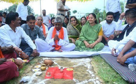 मंत्री लक्ष्मी राजवाड़े ने भैयाथान को दी 34 करोड़ की सड़क सौगात:एनएच-43 से केंवरा तक 18 किमी मार्ग होगा चौड़ा, झम्मनपारा में 3.20 किमी सड़क निर्माण की शुरुआत