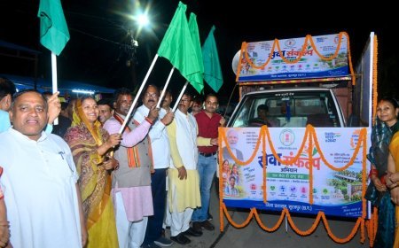 मंत्री लक्ष्मी राजवाड़े ने सेवा संकल्प रथ को दिखाई हरी झंडी, गांव-गांव पहुंचेगी योजनाओं की जानकारी