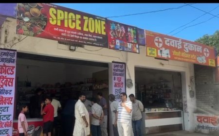 कैलाश मोड़ पर चोरों का धावा, किराना और मेडिकल स्टोर के टूटे ताले