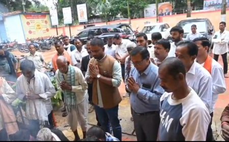 सरना स्थलों की मिट्टी से जुड़ी संस्कृति को सहेजने विधायक टोप्पो की पहल, बैगाओं और सरपंचों के साथ संरक्षण का संकल्प