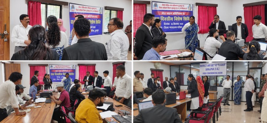 नियमों की जानकारी से जिम्मेदार सफर की ओर बढ़े कदम, न्यायालय परिसर में सड़क सुरक्षा का संदेश