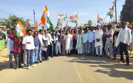 बदहाल सड़क, डॉक्टरों की कमी और बिजली संकट पर कांग्रेस का हल्लाबोल